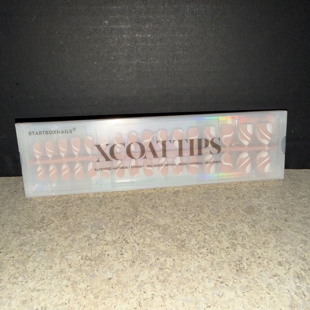 BTArtBoxNails XCoat Tips Press On Nails BTMMA Soft Gel 60s Quick Dry Sealed New